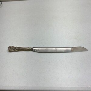 Old Master Towle Sterling Silver Handle Cake Knife Stainless Blade 12"